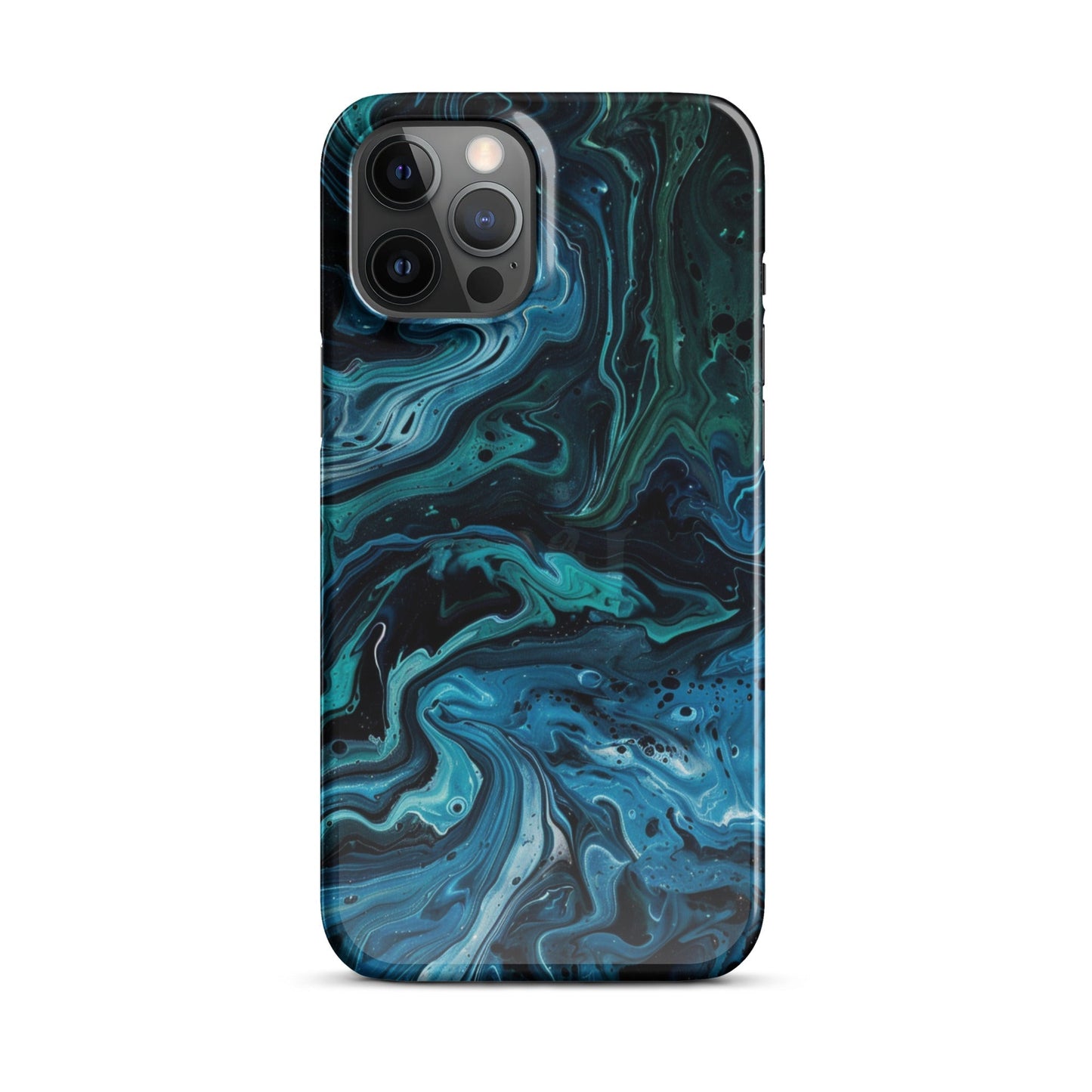 Abstract Blue Phone case for iPhone-12