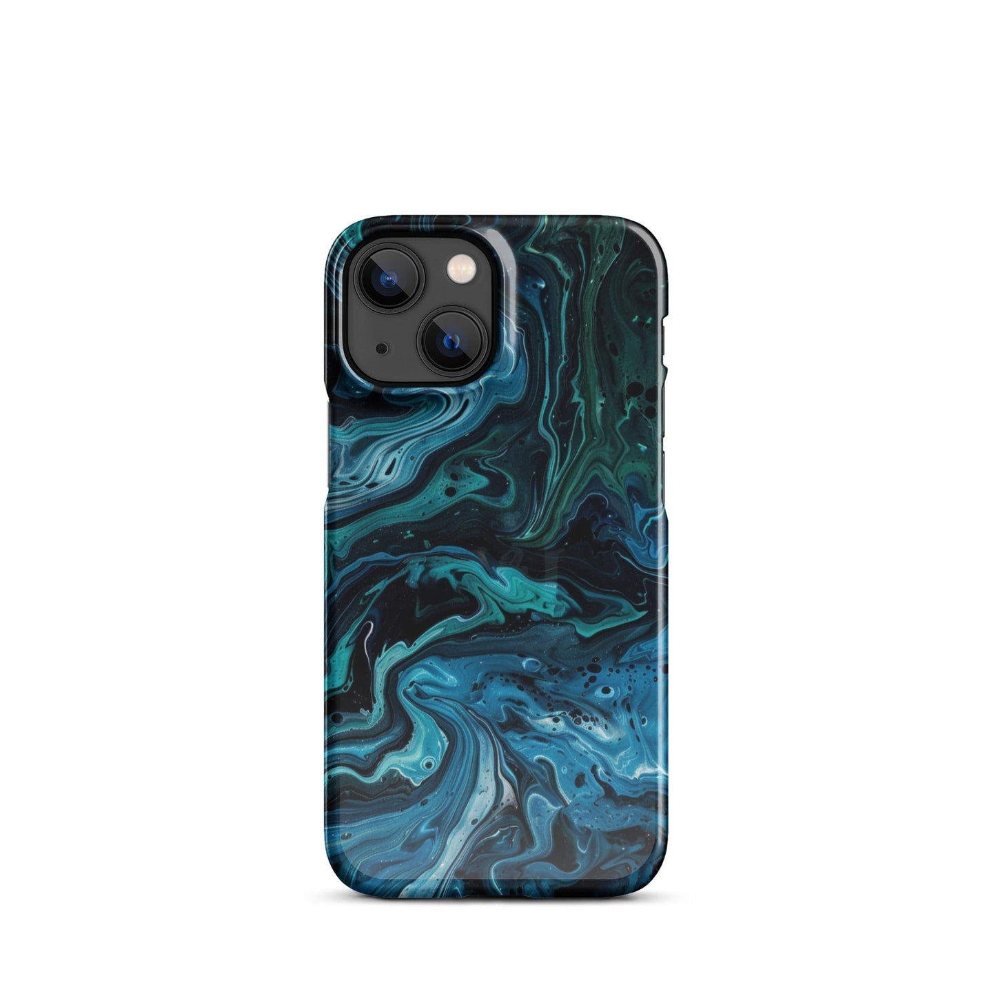 Abstract Blue Phone case for iPhone-14